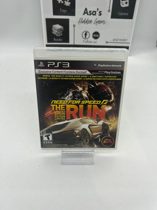 Need for Speed: The Run (Sony PlayStation 3, 2011) PS3 Limited Edition