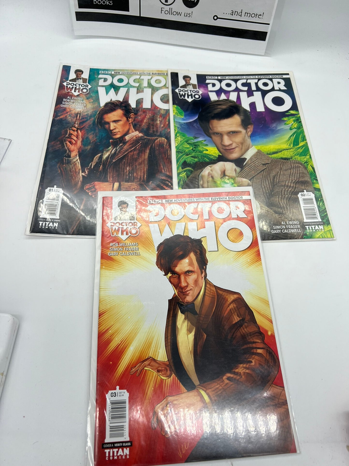 2014 Titan DOCTOR WHO New Adventures ELEVENTH Doctor comics~ FULL SET 1-15