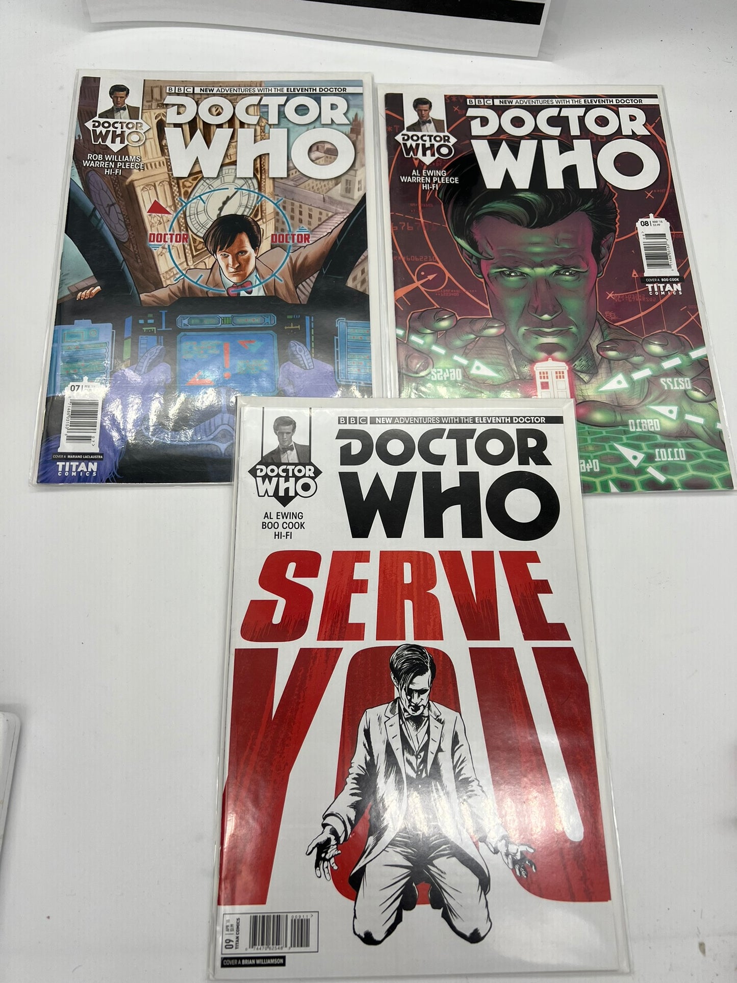 2014 Titan DOCTOR WHO New Adventures ELEVENTH Doctor comics~ FULL SET 1-15