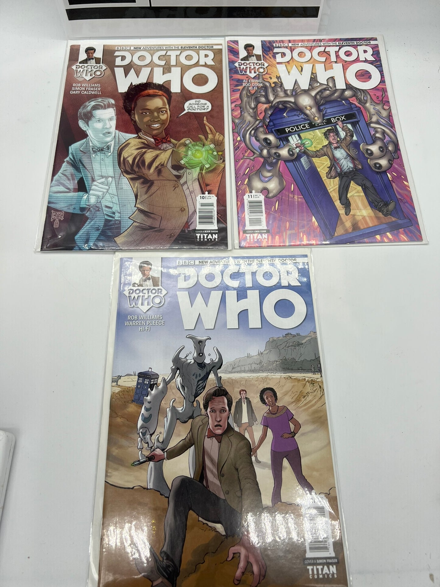 2014 Titan DOCTOR WHO New Adventures ELEVENTH Doctor comics~ FULL SET 1-15