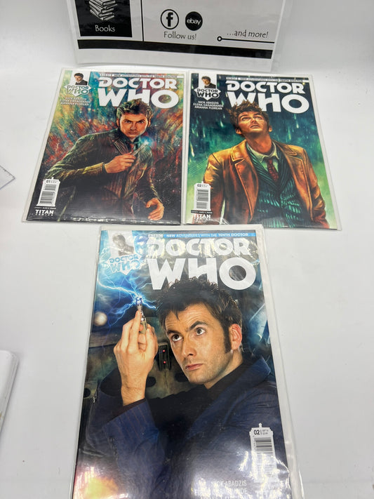 Doctor Who- New Adventures Of The Tenth Doctor Comic Book Issues 1 - 15 plus variant