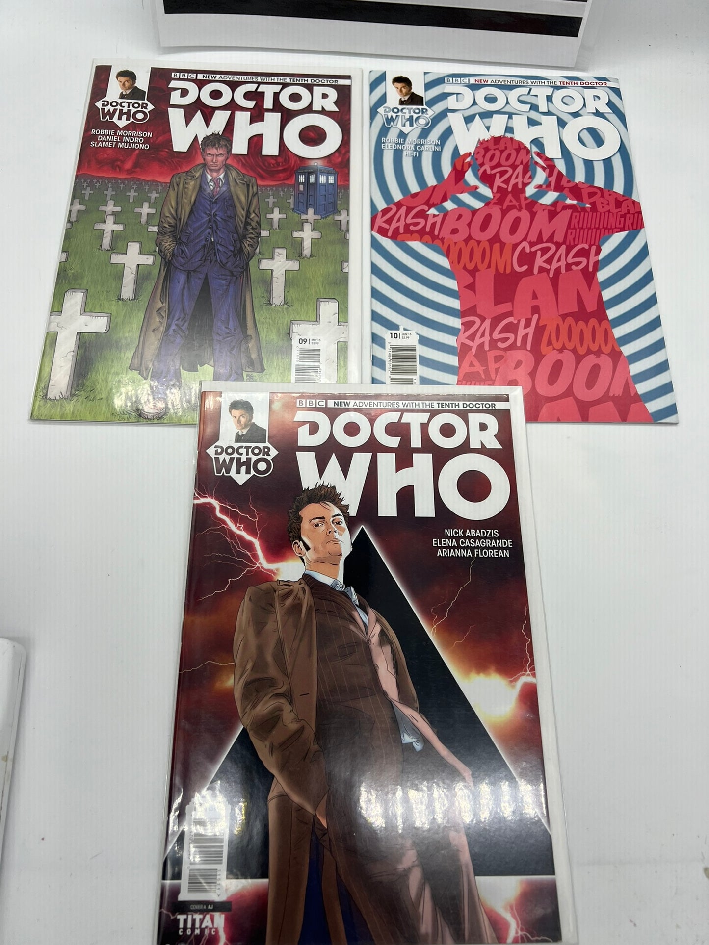 Doctor Who- New Adventures Of The Tenth Doctor Comic Book Issues 1 - 15 plus variant