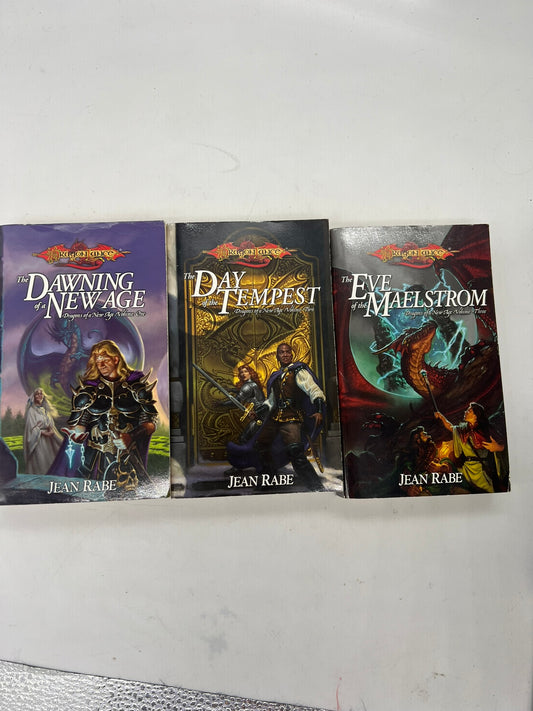 Dragonlance Dragons of a New Age1-3 Trilogy by Jean Rabe Paperback