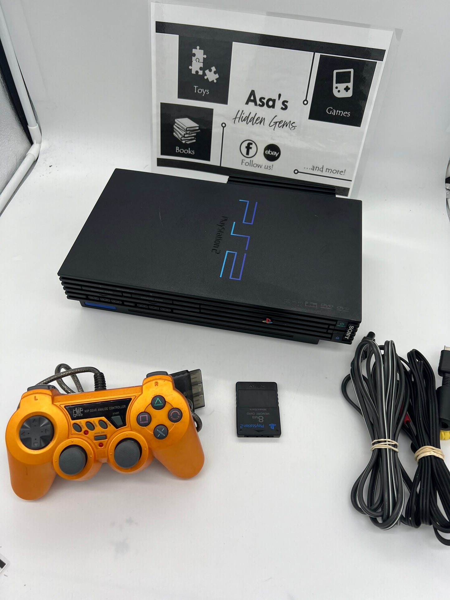 Sony PlayStation 2 Phat With Network Adaptor Tested And Working