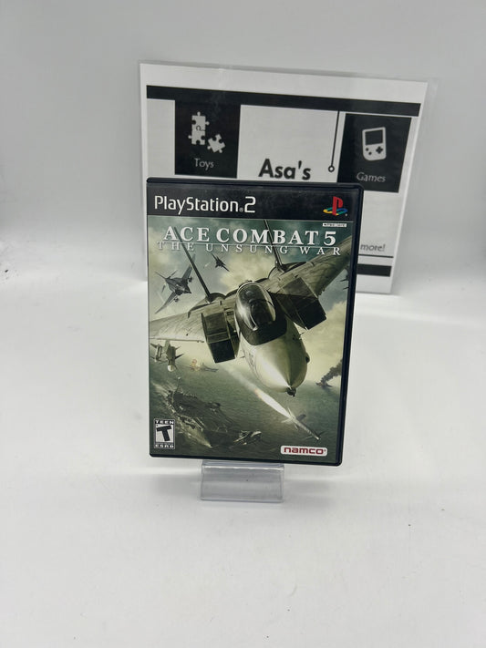 Ace Combat 5: The Unsung War (Sony PlayStation 2, 2004) PS2