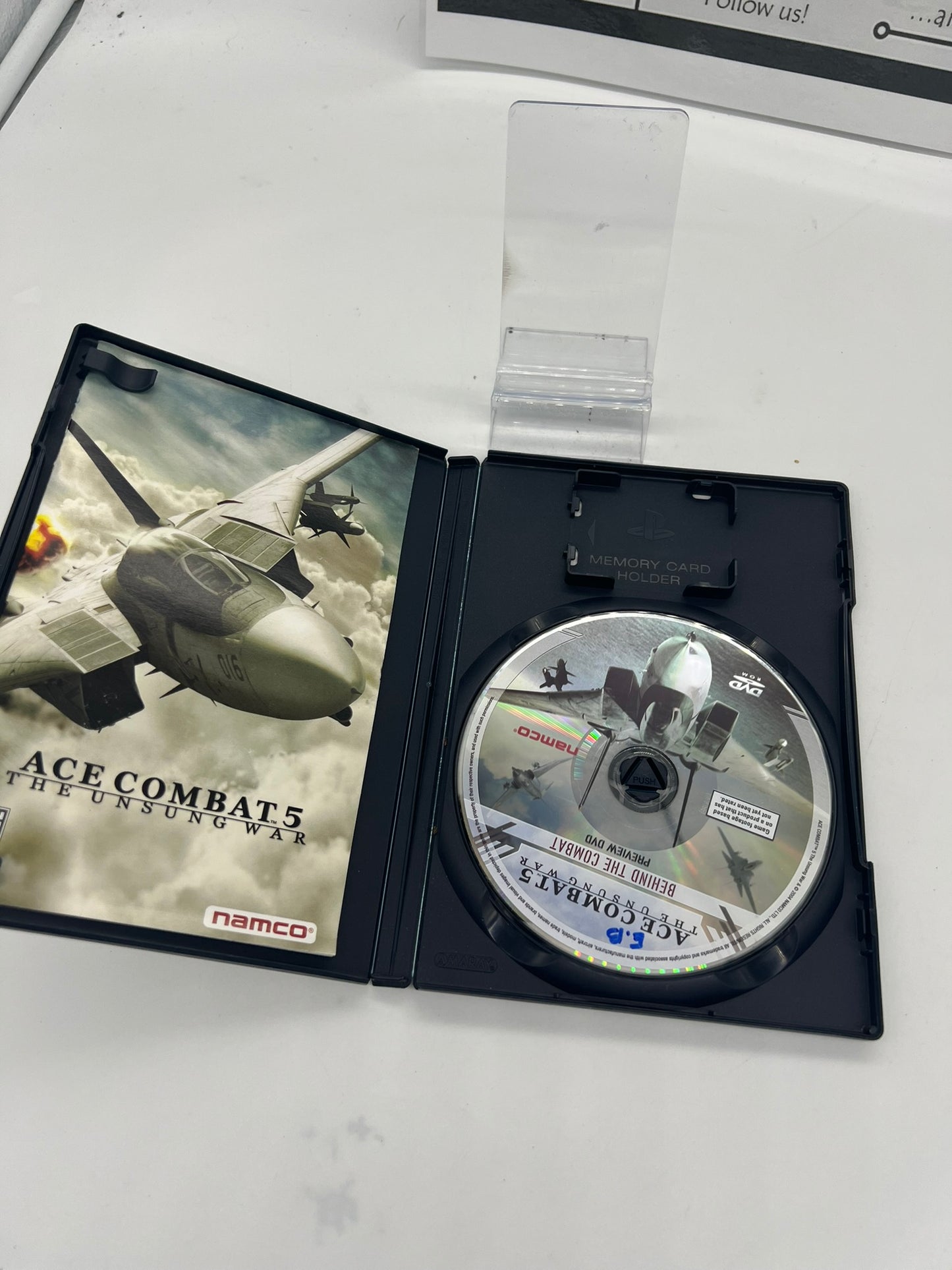 Ace Combat 5: The Unsung War (Sony PlayStation 2, 2004) PS2