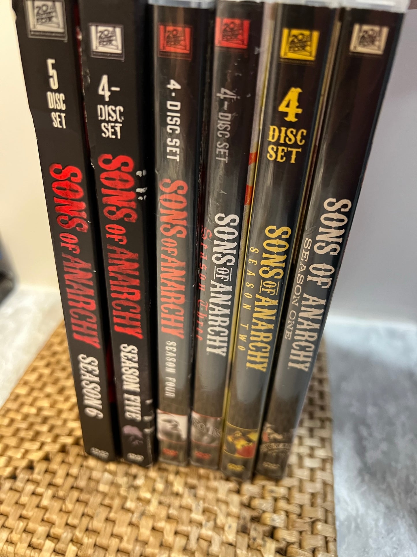 Sons of Anarchy Seasons 1-6 DVD Sets