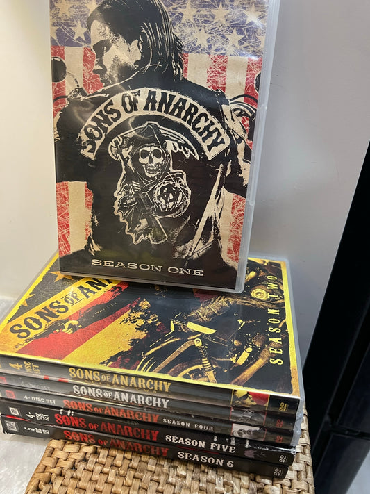 Sons of Anarchy Seasons 1-6 DVD Sets