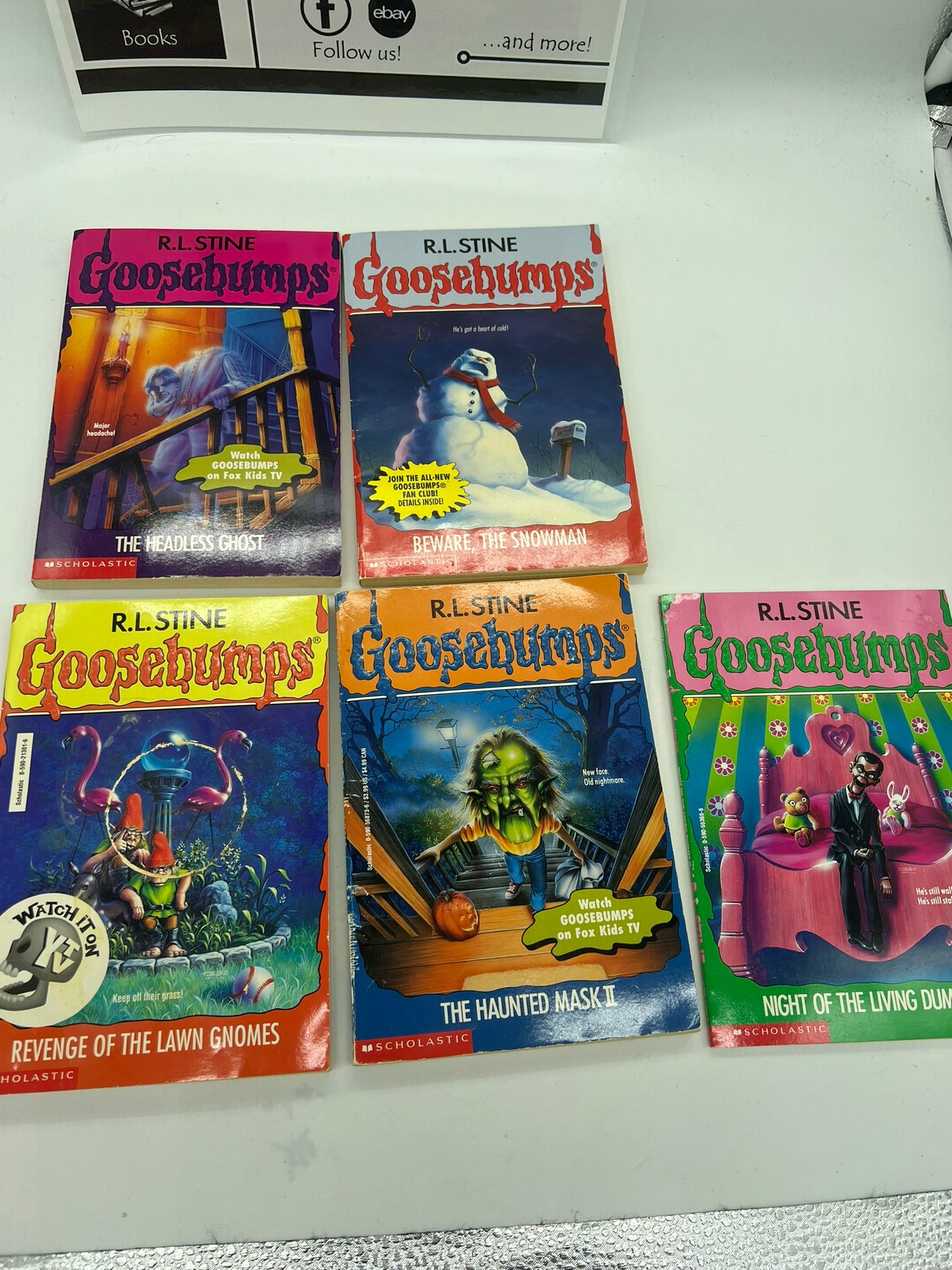 Goosebumps RL Stine Lot of 5 Books