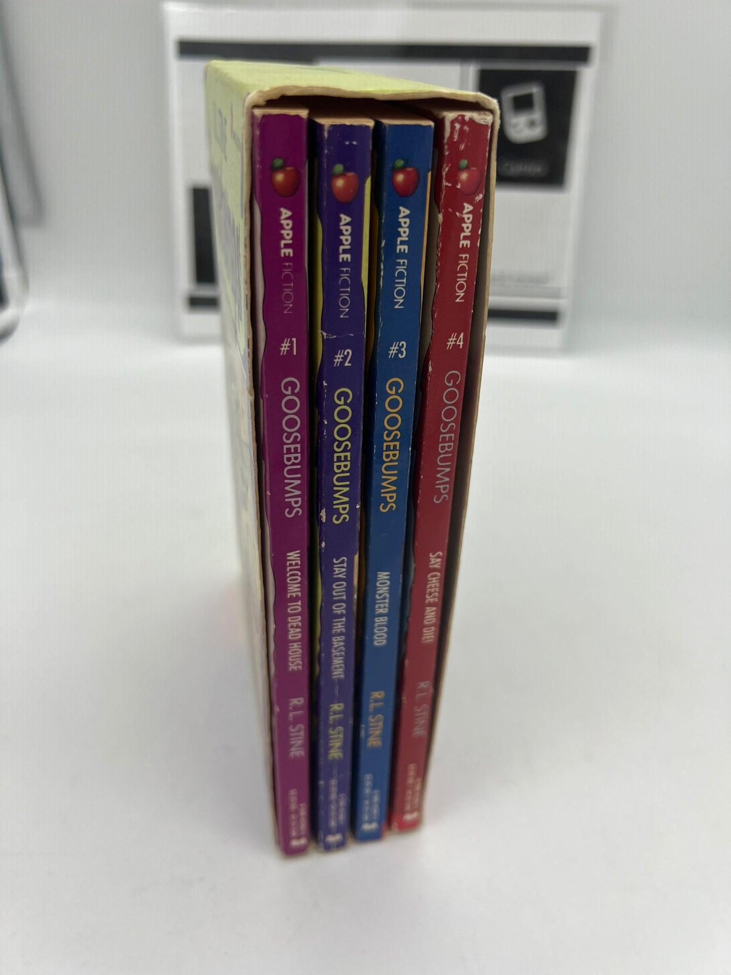 Vintage RL Stine Goosebumps Slipcover Box Set Books 1-4