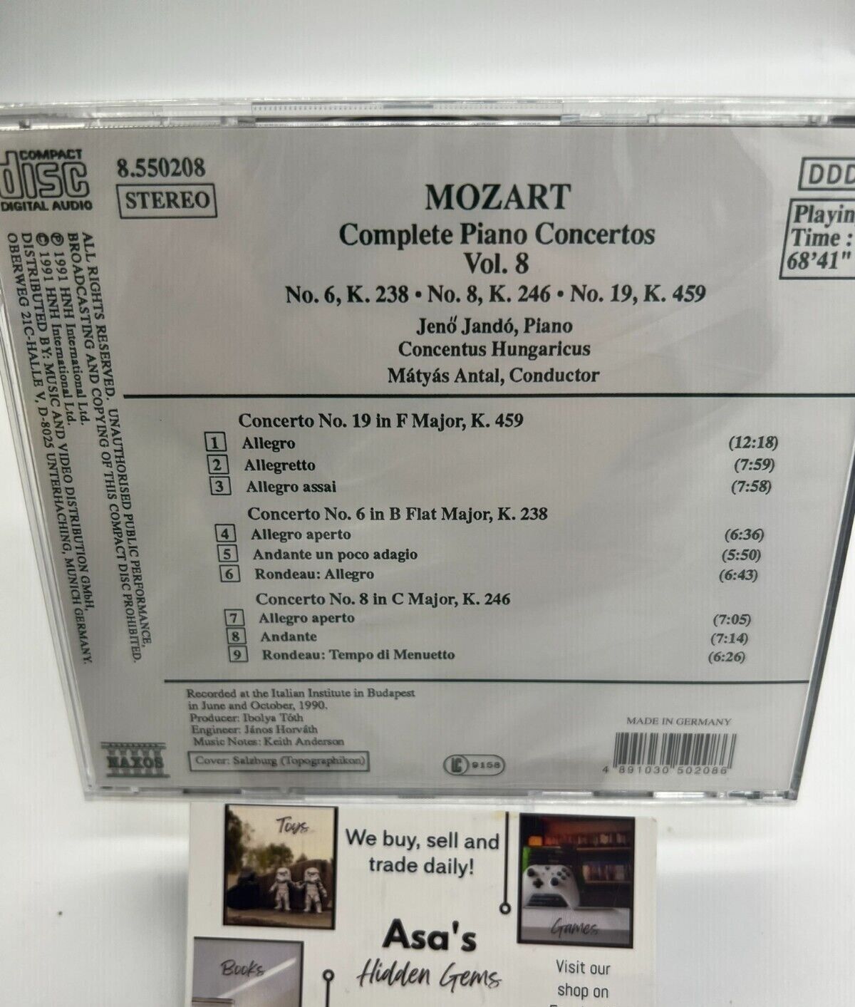 Mozart Complete Piano Concertos vol. 8