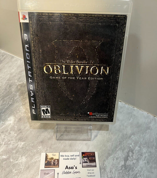 The Elder Scrolls IV: Oblivion -- Game of the Year Edition (Sony PlayStation 3,