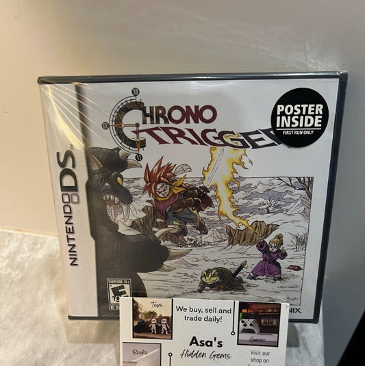 Chrono Trigger Nintendo DS Sealed w/Poster