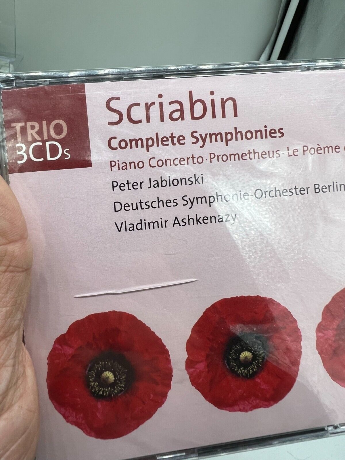 Sealed - Scriabin: Complete Symphonies 3CDs Jablonski - Ashkenazy