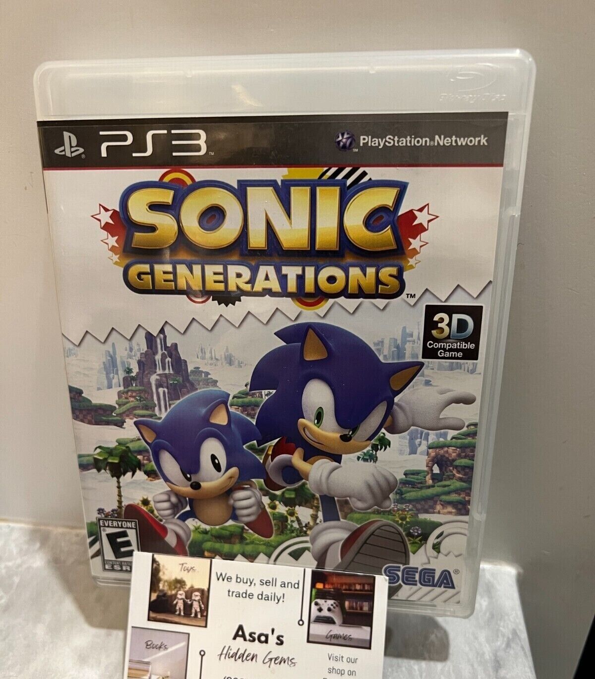 Sonic Generations (Sony PlayStation 3, 2011) PS3