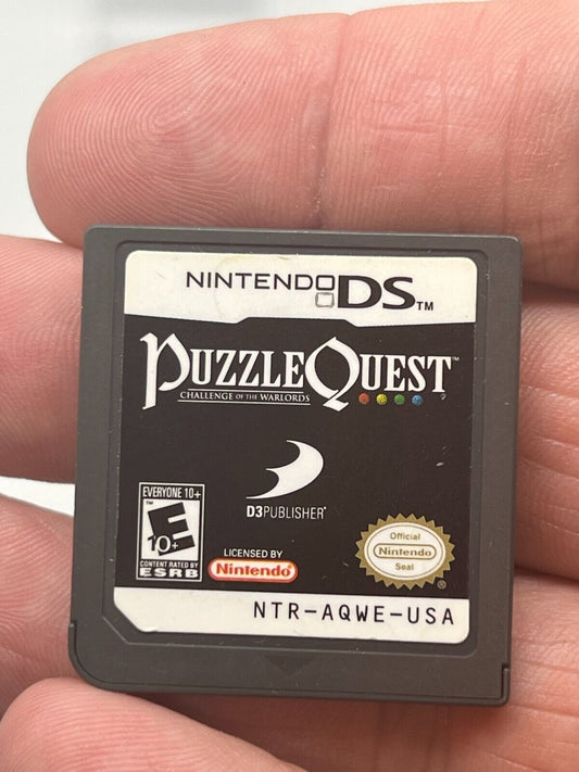 Puzzle Quest: Challenge of the Warlords (Nintendo DS, 2007) - Tested