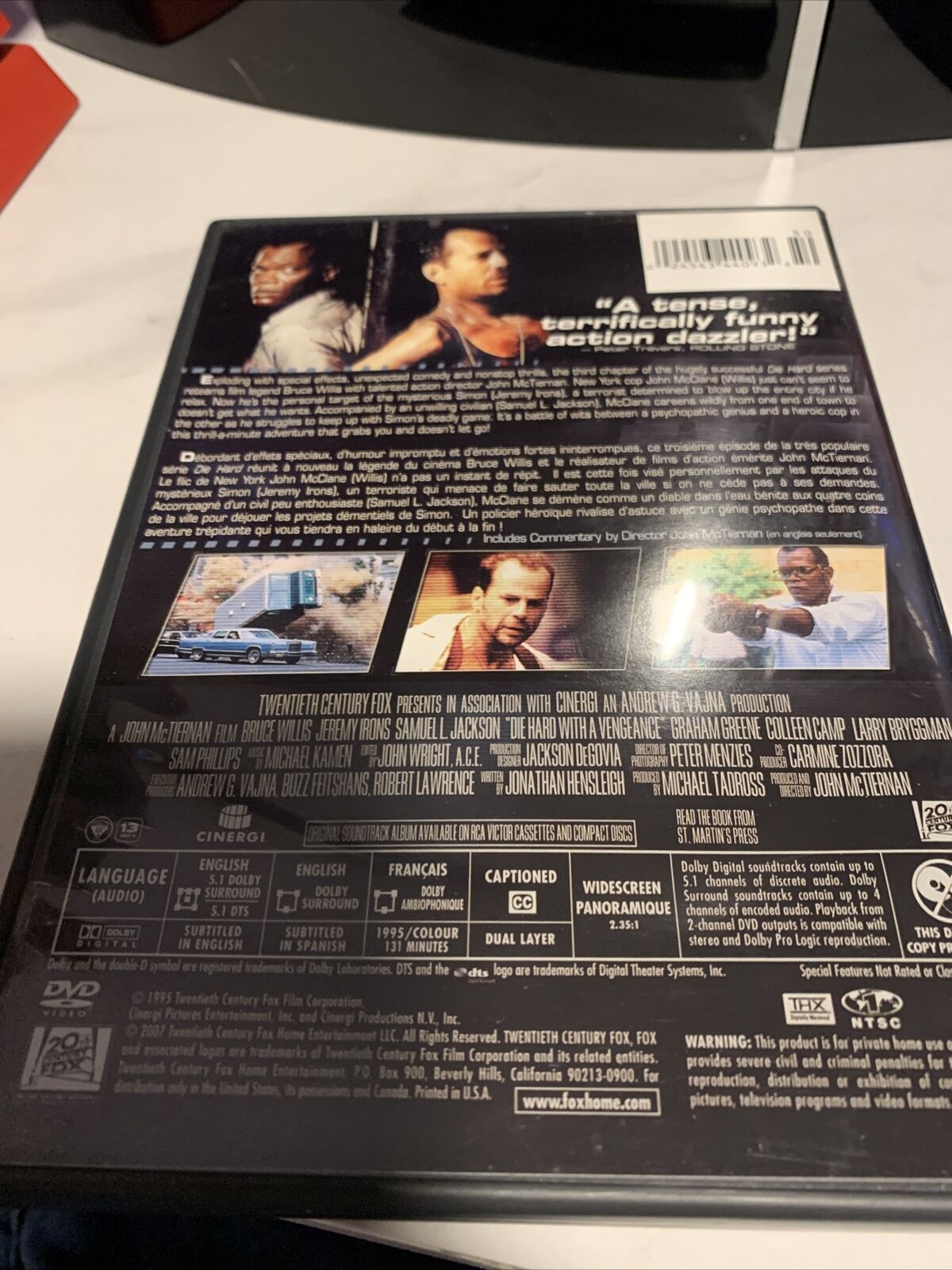 Die Hard (DVD, 2011, Canadian French)