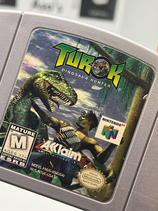 Turok: Dinosaur Hunter (Nintendo 64, 1997) - Tested