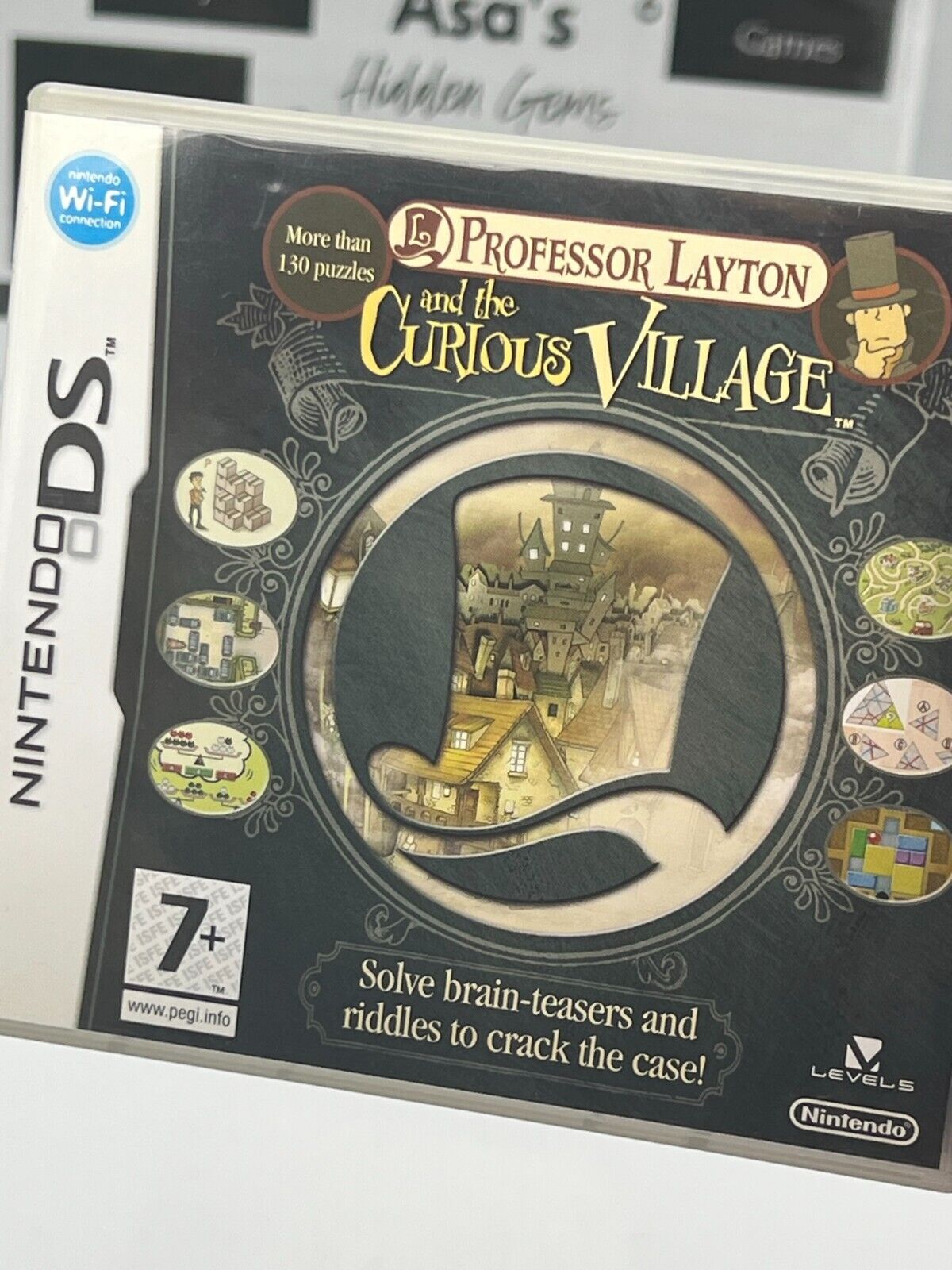 Professor Layton and the Curious Village (Nintendo DS, 2008) Pal Version - Teste