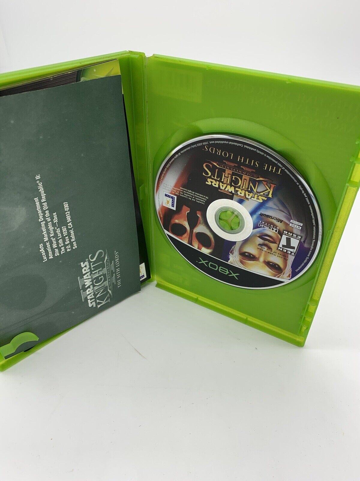 Star Wars: Knights of the Old Republic II - The Sith Lords (Xbox, 2004)