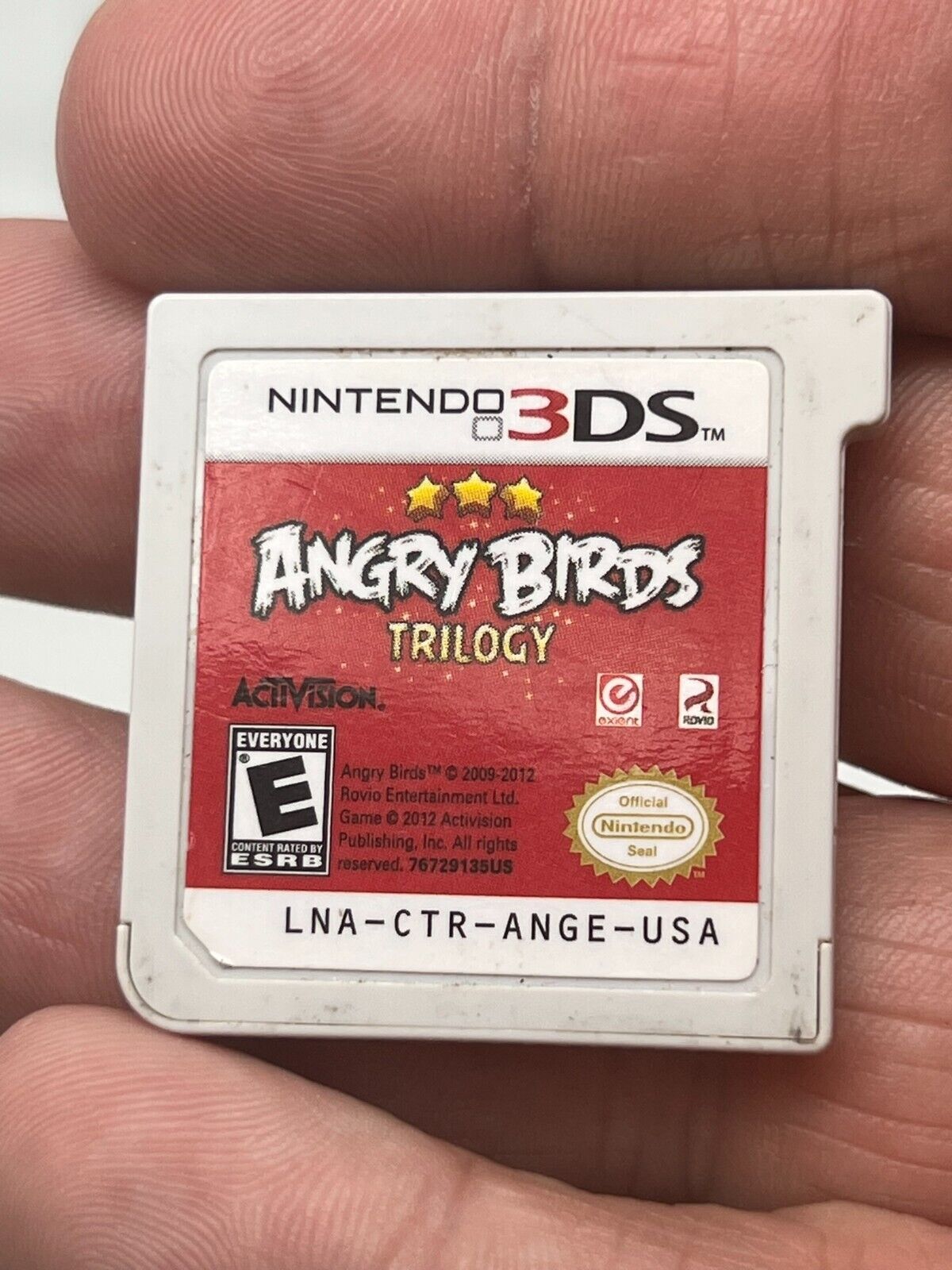Angry Birds Trilogy (Nintendo 3DS, 2012) - Tested