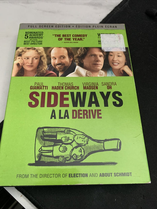 Sideways (DVD, 2005, Canadian Full Screen)