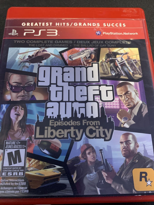 Grand Theft Auto: Episodes From Liberty City (Sony PlayStation 3, 2010)