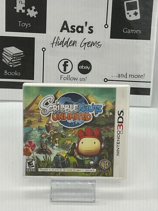 Scribblenauts Unlimited (Nintendo 3DS, 2012) - Tested