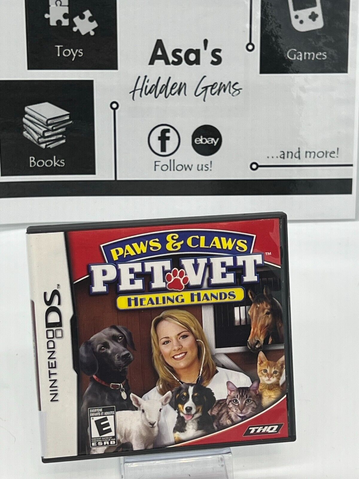 Paws & Claws: Pet Vet - Healing Hands (Nintendo DS, 2008)