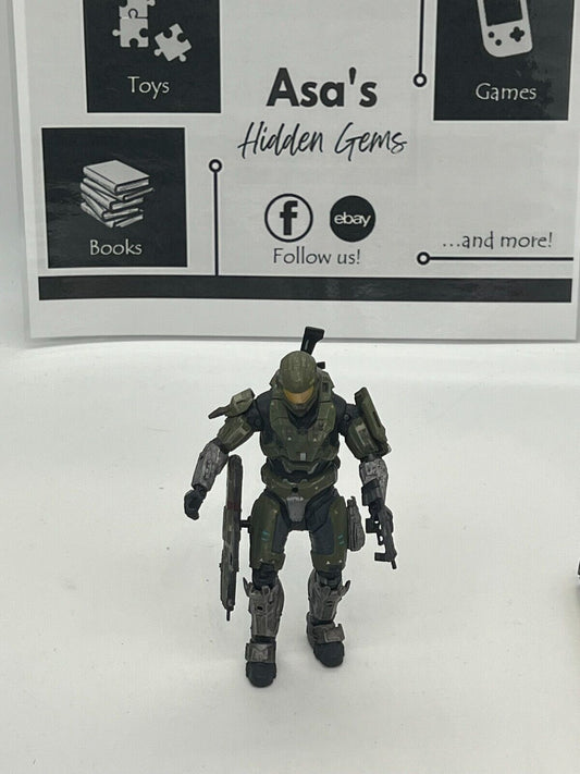 Halo Reach Spartan Hazop Solider Series 1 Green McFarlane Figure /w accessories