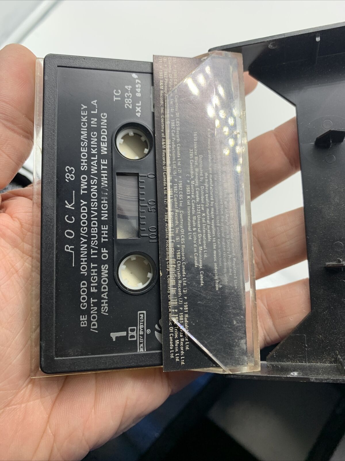 Canada Import: K-Tel Presents, Rock ‘83 (1983, Audio Cassette Tape) Compilation