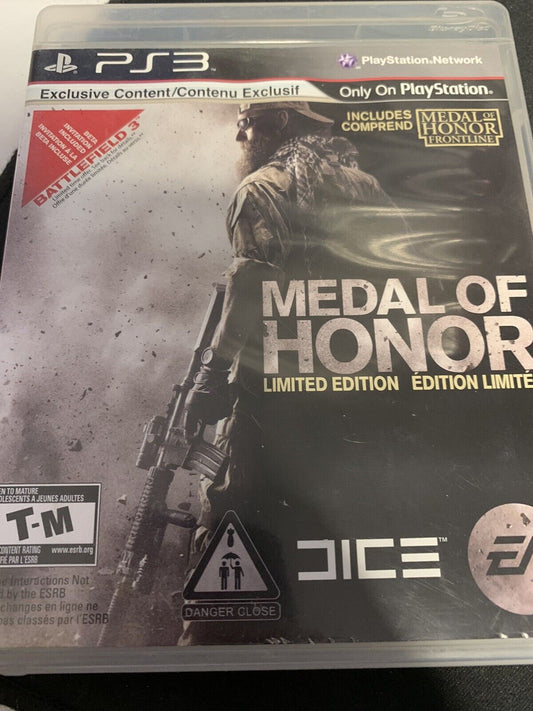 Medal of Honor -- Limited Edition (Sony PlayStation 3, 2010)