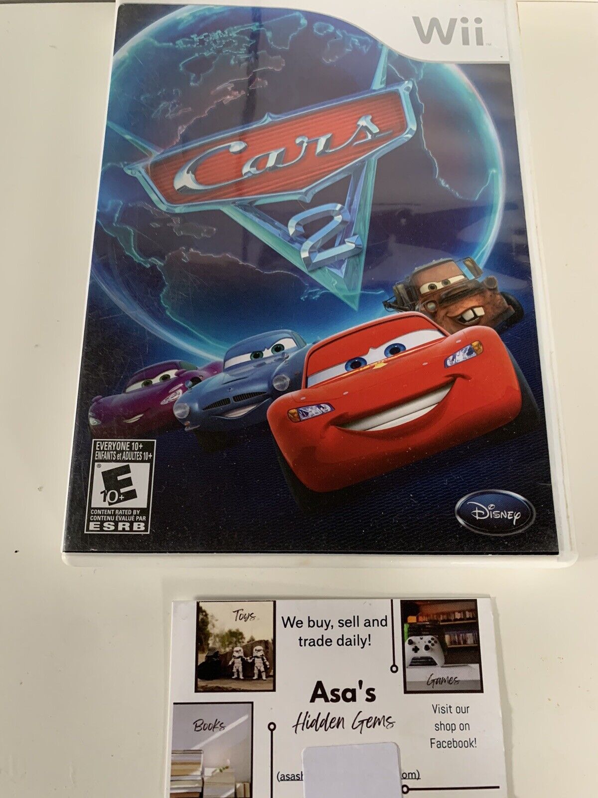 Cars 2: The Video Game (Nintendo Wii, 2011) Read DESCRIPTION