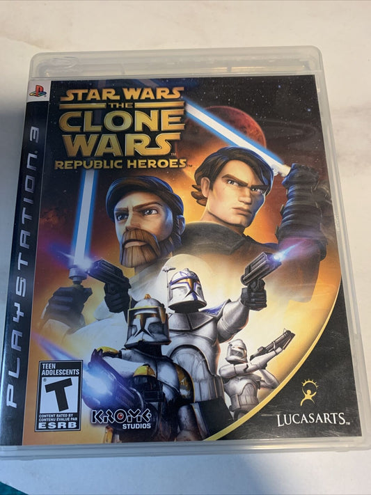 Star Wars: The Clone Wars - Republic Heroes (Sony PlayStation 3, 2009)