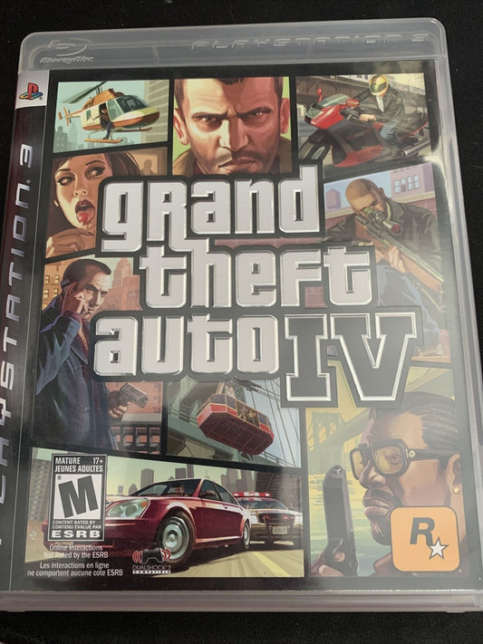 Grand Theft Auto IV (PlayStation 3, 2008) Greatest Hits Version