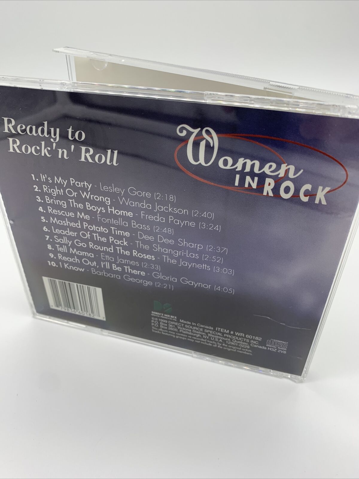 Women In Rock - Ready to Rock N Roll CD - Etta James, Wanda Jackson, Shangri-Las