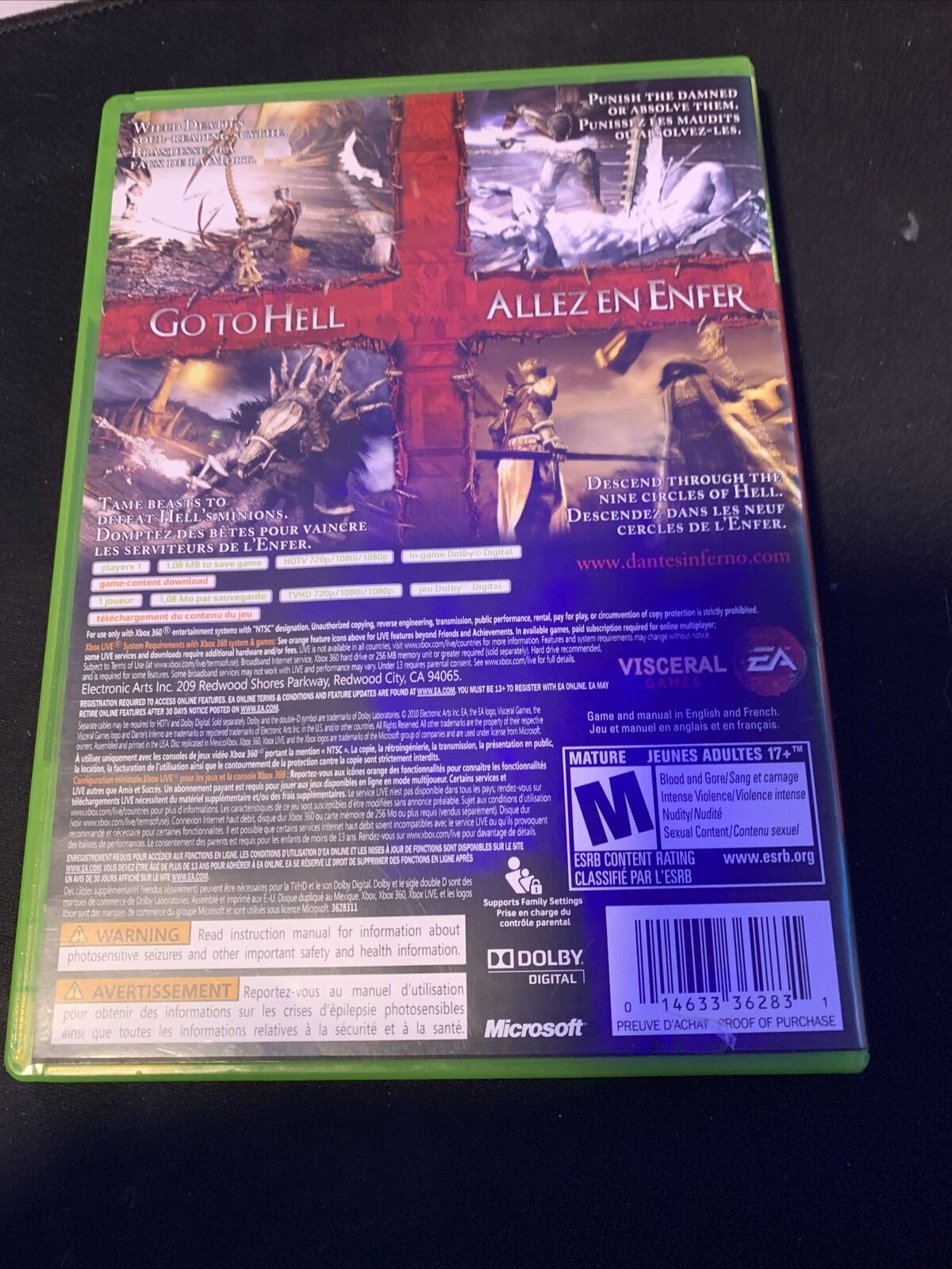 Dante's Inferno (Microsoft Xbox 360, 2010)