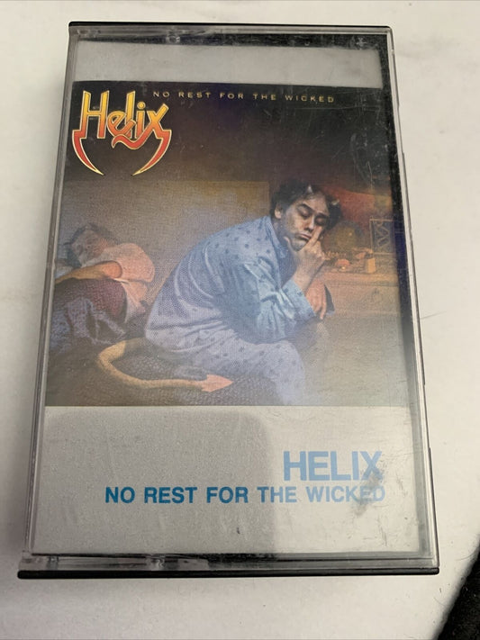 HELIX No Rest For The Wicked CASSETTE Tape CANADA
