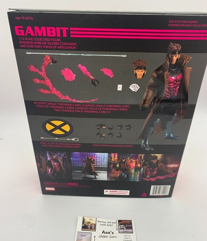Mezco Gambit One:12 Collective Action Figure X-Men Marvel