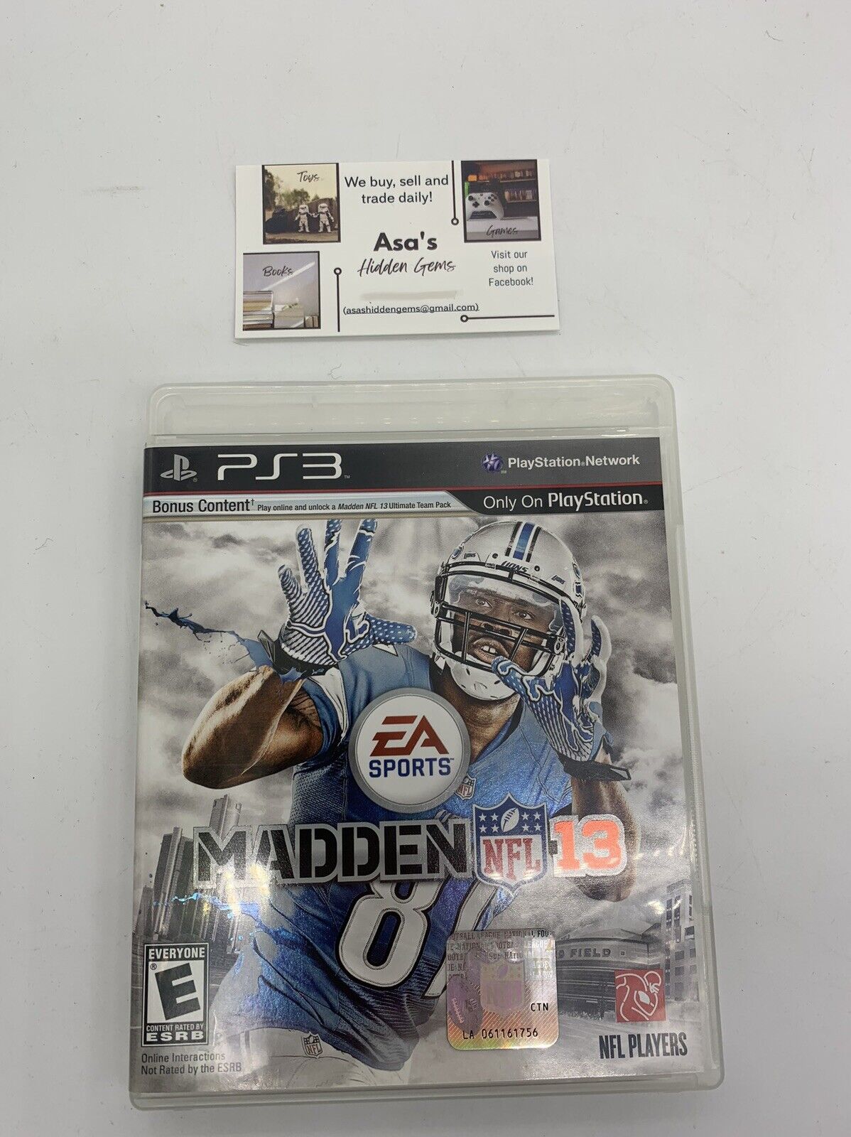 Madden NFL 13 (Sony PlayStation 3, 2012)