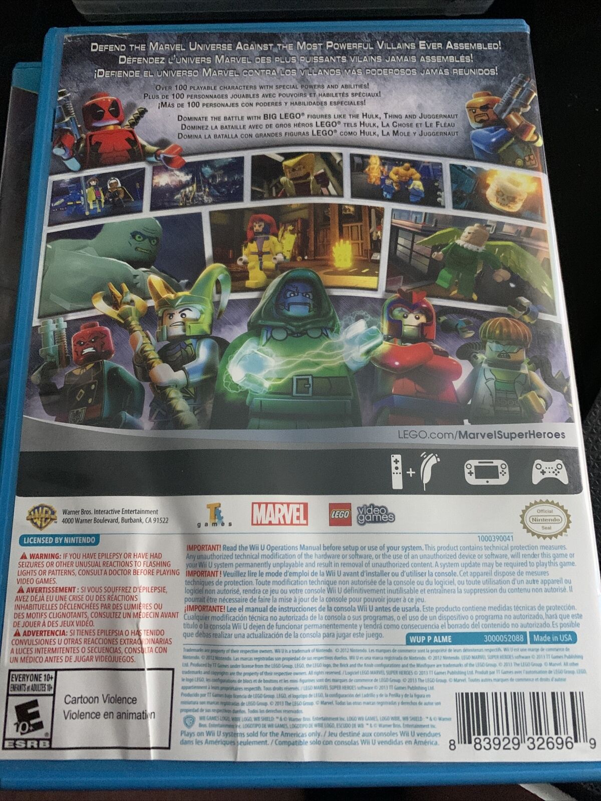 LEGO Marvel Super Heroes (Nintendo Wii U, 2013)