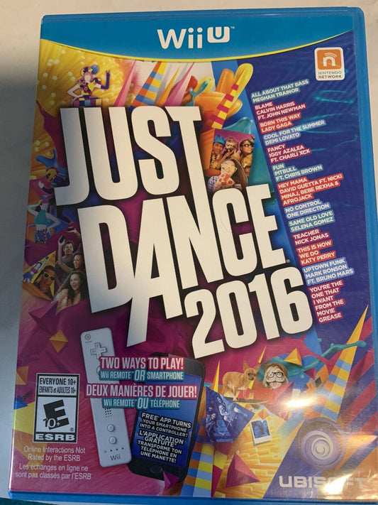 Just Dance 2016 (Nintendo Wii U, 2015)