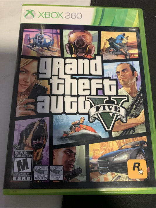 Grand Theft Auto V (Microsoft Xbox 360, 2013)