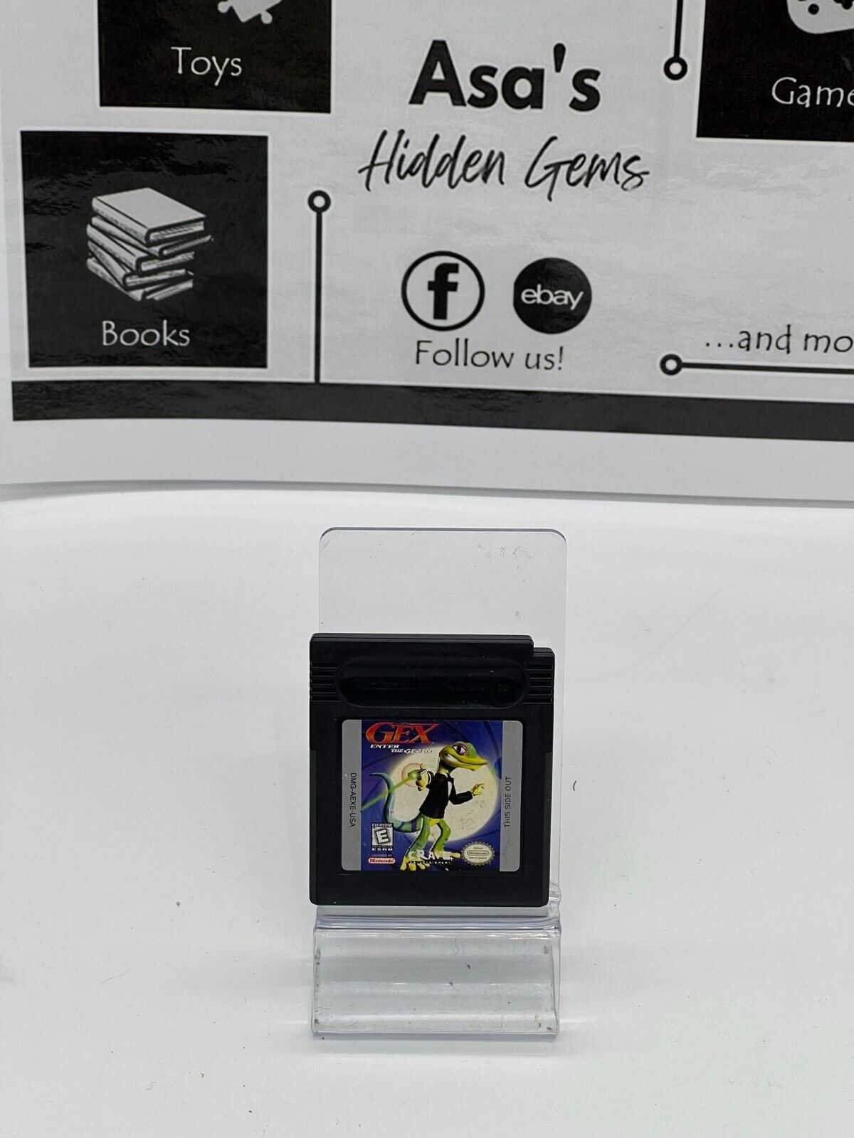 Gex: Enter the Gecko (Nintendo Game Boy Color, 1998) GBC Cart Only - Tested