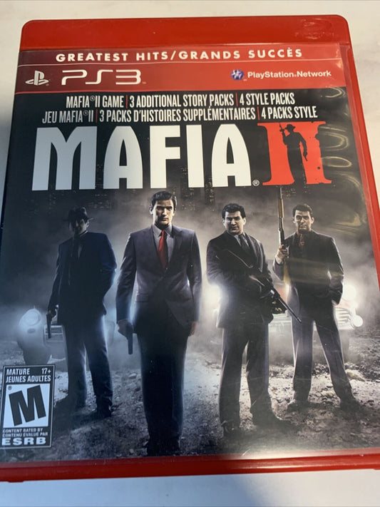 Mafia II -- Greatest Hits (Sony PlayStation 3, 2011)