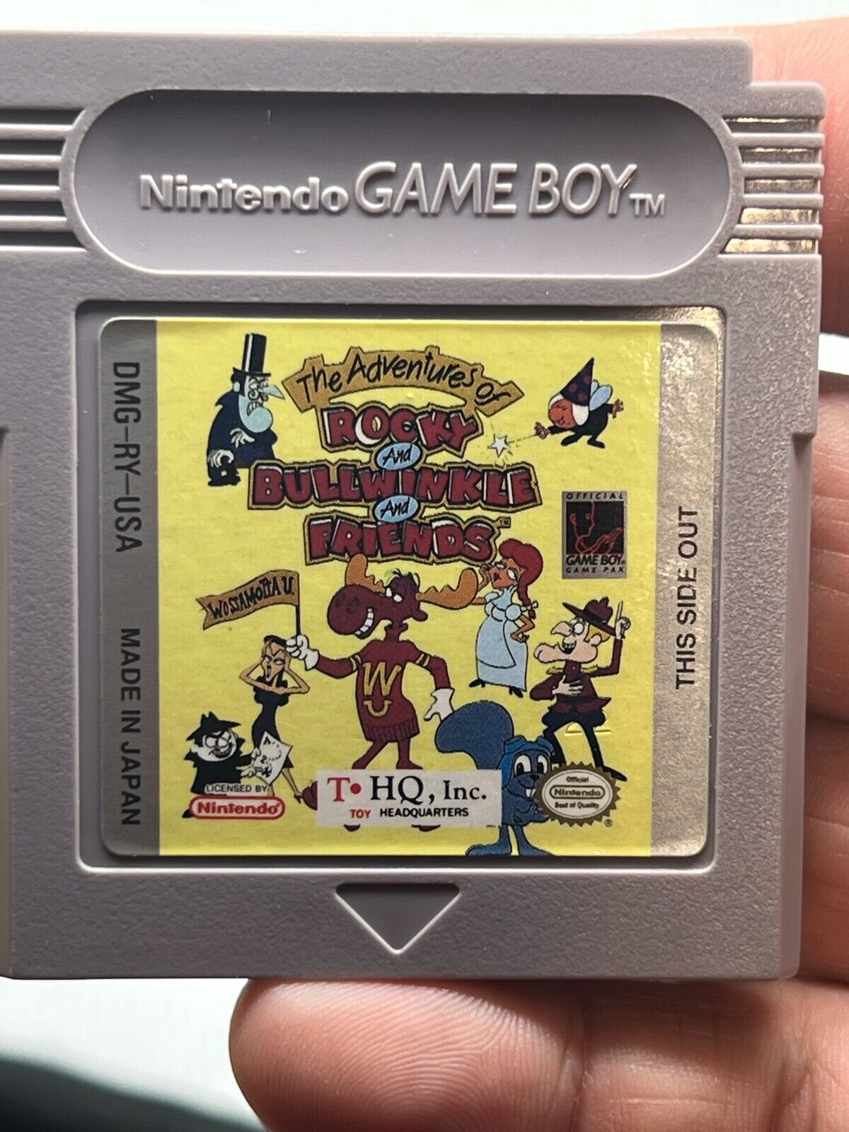 The Adventures of Rocky and Bullwinkle and Friends - Nintendo Game Boy - Tested