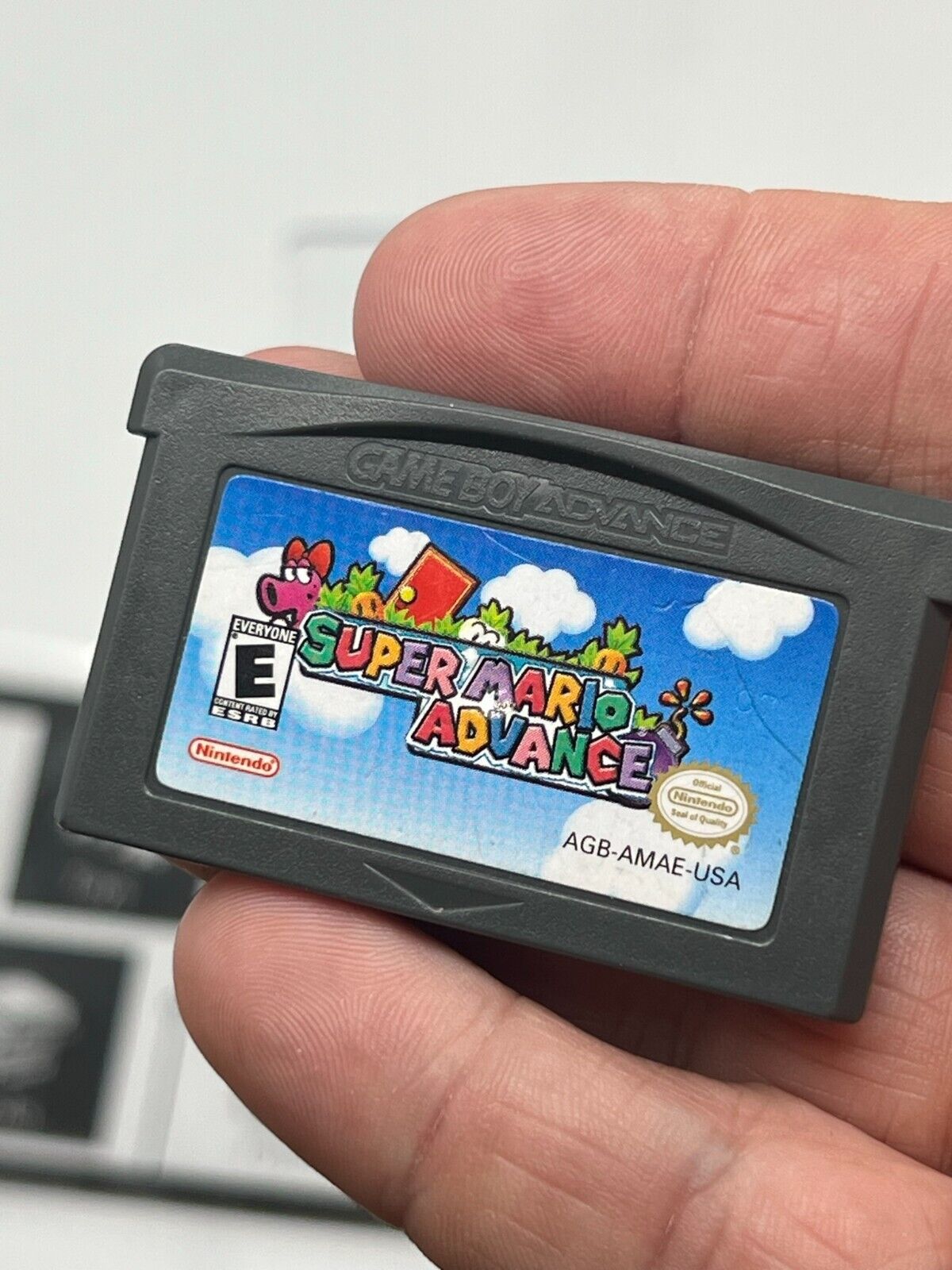 Super Mario Advance GBA - Nintendo Game Boy Advance (2001) Cartridge Tested