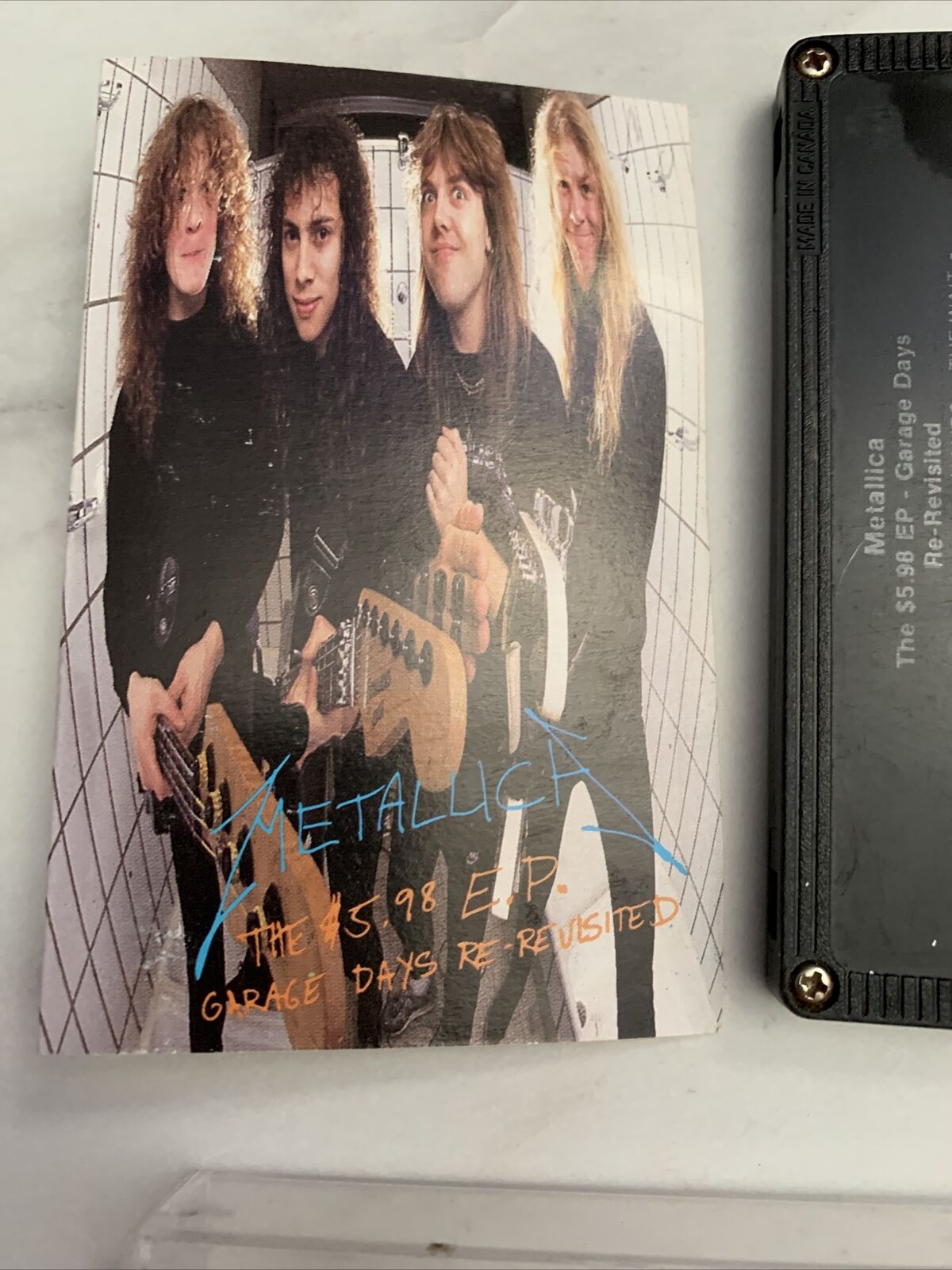 The $5.98 E.P.: Garage Days Re-Revisited by Metallica (Cassette, 1987,...