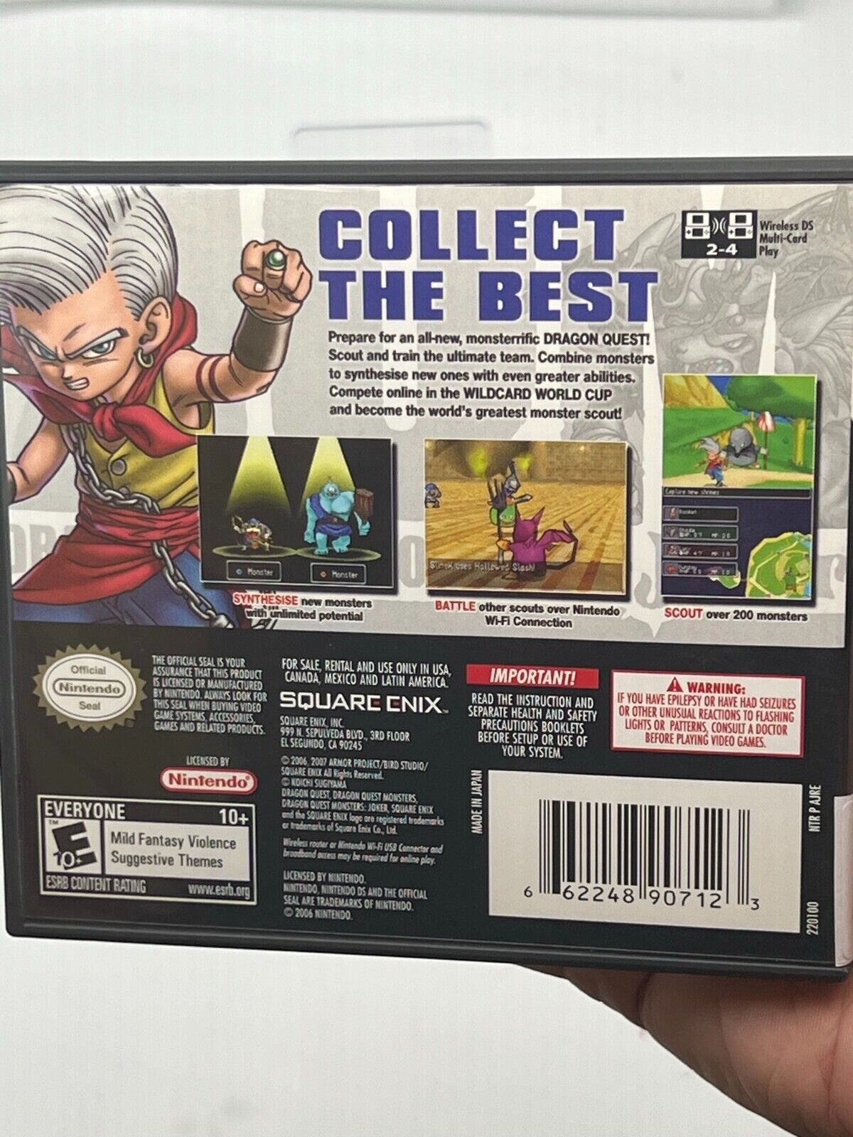 Dragon Quest Monsters: Joker (Nintendo DS, 2007) - Tested