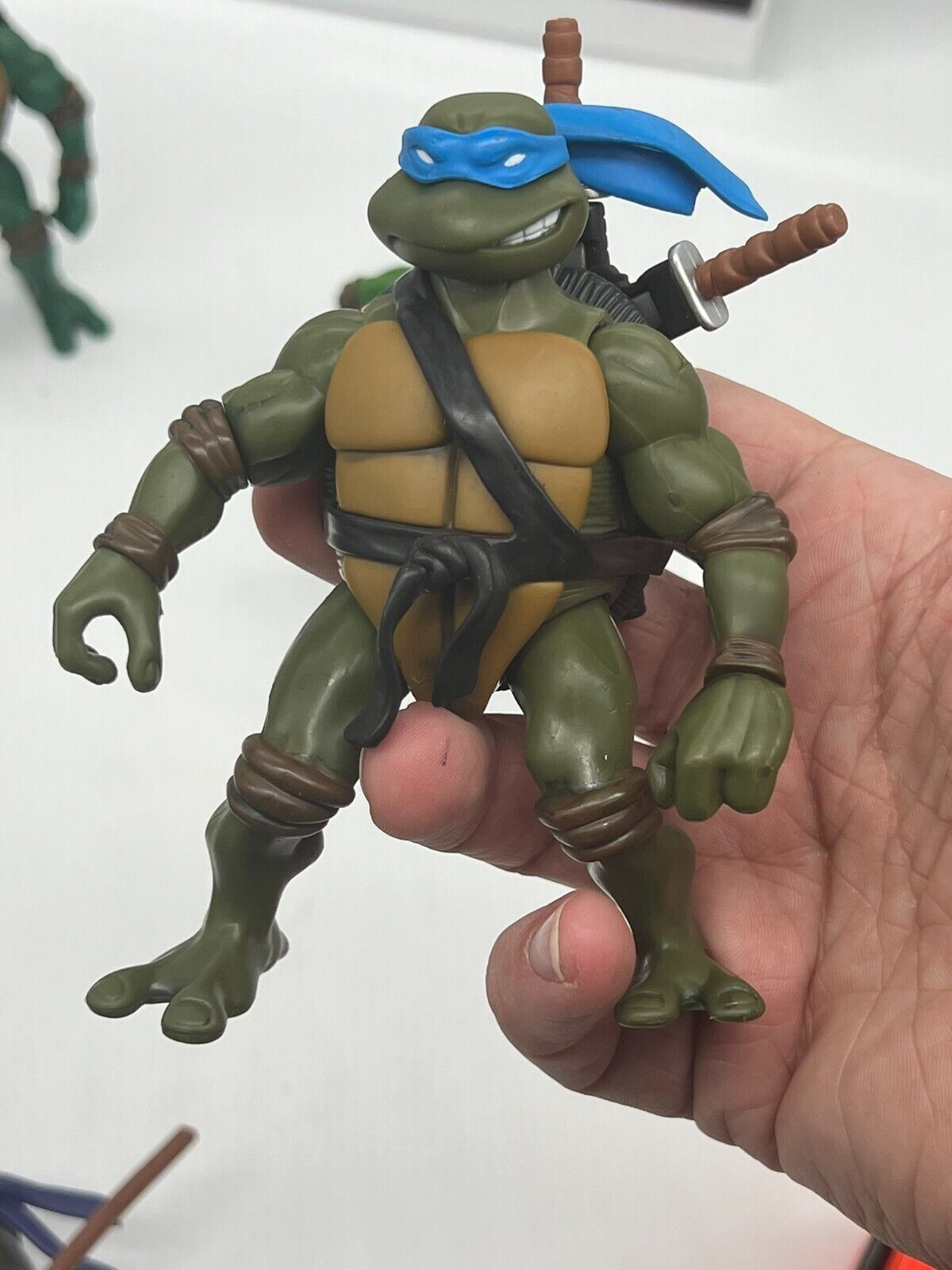 Lot (4) TMNT Teenage Mutant Ninja Turtles Action Figures ~ Mirage Studios 2002